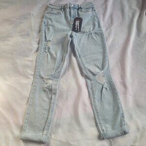 NOBO Women's High Rise Light Blue Jeans